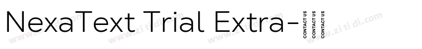 NexaText Trial Extra字体转换